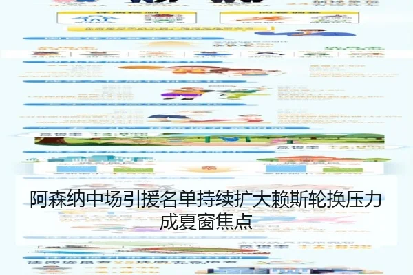 阿森纳中场引援名单持续扩大赖斯轮换压力成夏窗焦点 - bwty